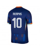 Nederland Memphis Depay #10 Bortedrakt EM 2024 Korte ermer